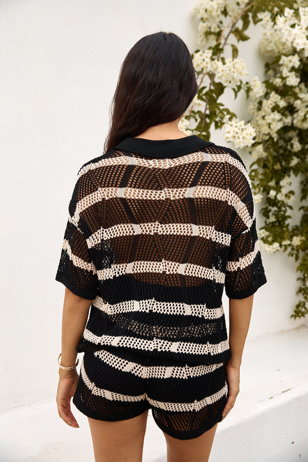 Sailing Seas Knit Set Black