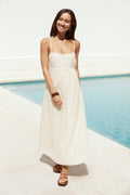 Caramel Skies Maxi Dress Cream