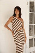 Beach Umbrella Set Brown