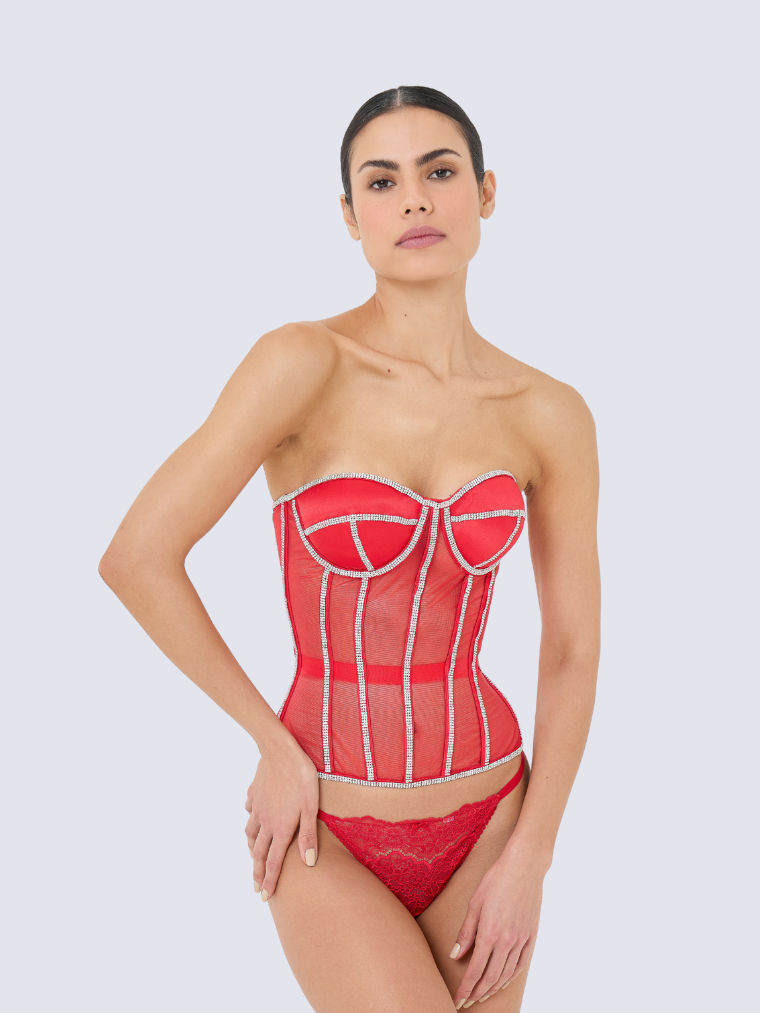 Secret-Form Shaping Bra with Sparkling Rhinestones