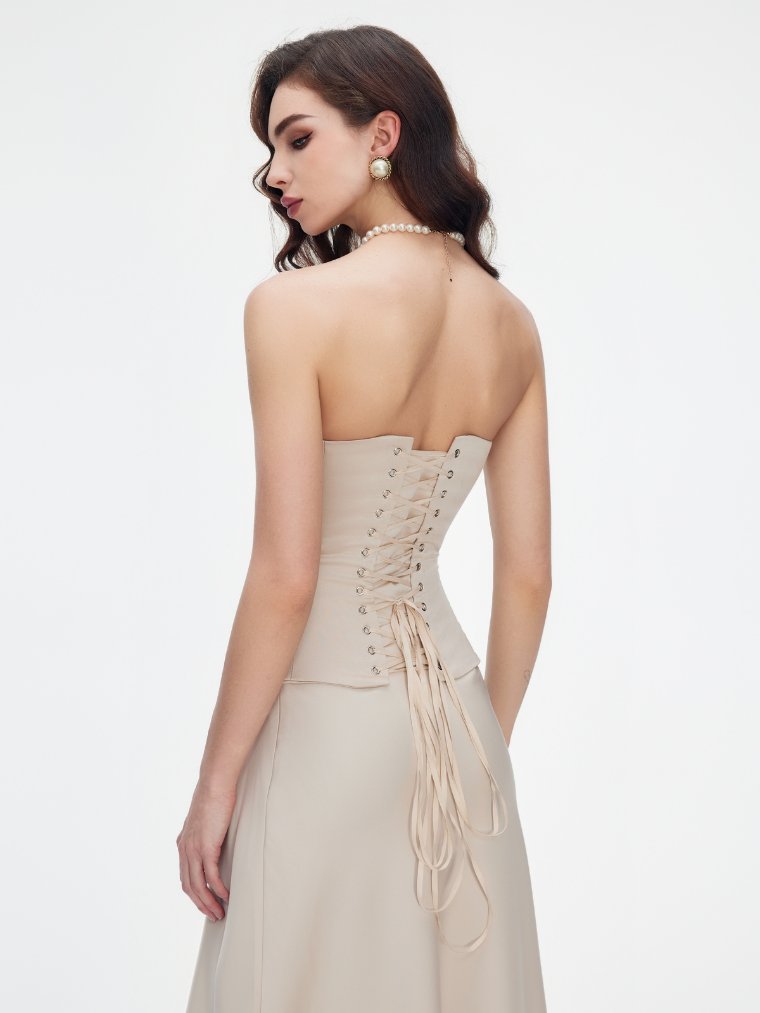 Luxurious Satin Corset for a Flawless Silhouette