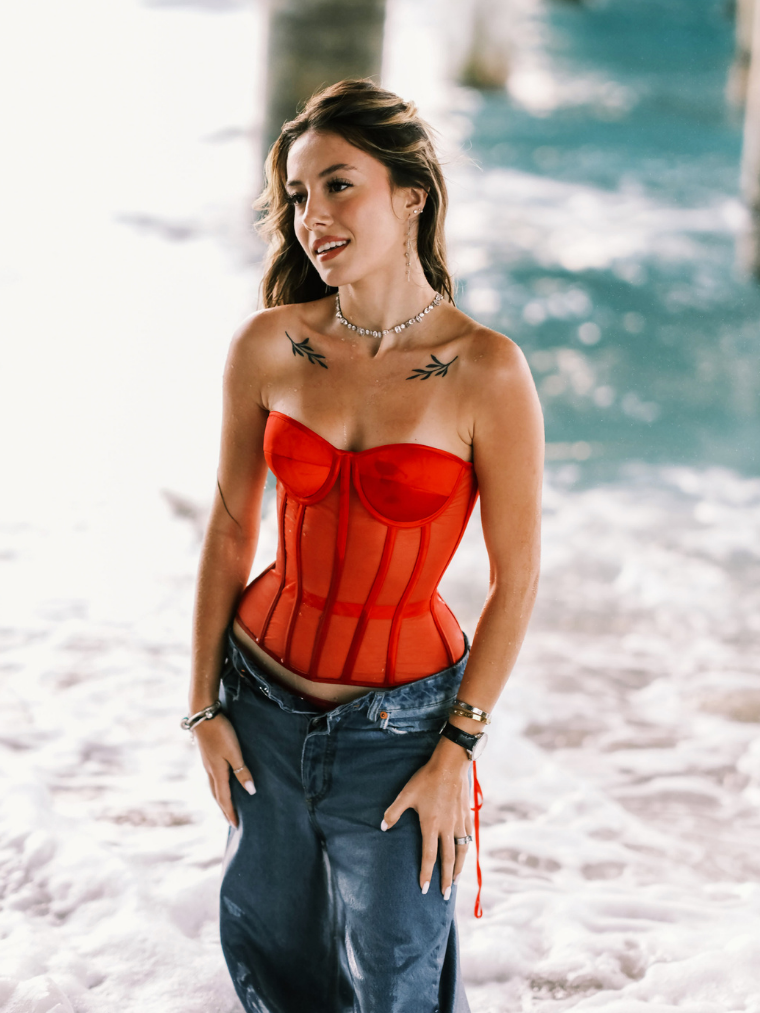 Red Secret Shaping Bra for a Sleek Silhouette