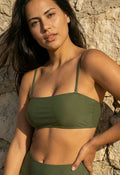 Valeria Bikini Top Olive