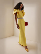 Beautiful Embellished Satin Crop Top