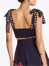 Exquisite Floral Print A-Line Pockets High-Waist Midi Skirt