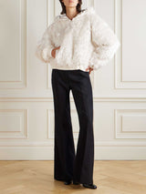 Exquisite Hooded Plush Jacket