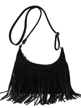 Bohemian Tassel Faux Deerskin Vintage Saddle Bag