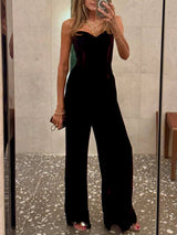 Chic Sexy Off-Shoulder Wide-Leg Jumpsuit