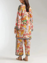 Boho-Inspired Ethnic Print Oversized Midi Shirt