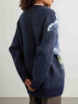 Casual Abstract Pattern Cardigan