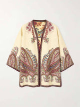 Classic Unique Print Jacquard Loose Jacket