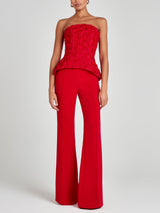 Elegant Chic High-waisted Flared Pants