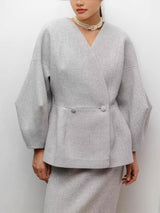 Chic Elegant Solid Fitted Maxi Skirt