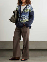 Casual Abstract Pattern Cardigan