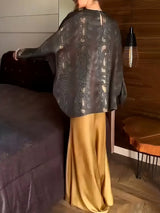 Elegant High-Waist Satin Maxi Skirt