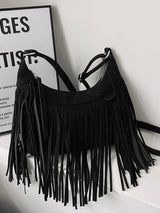 Bohemian Tassel Faux Deerskin Vintage Saddle Bag