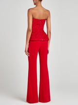 Elegant Chic High-waisted Flared Pants