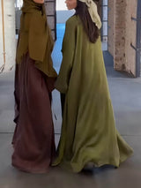 Casual Elastic Waist Cuff Pants