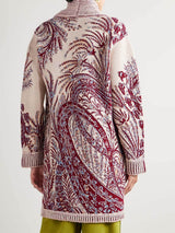 Exquisite Oversized Knit Jacquard Cardigan