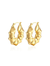 Bamboo Design Earrings