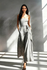 Minimalist Strap Wide Leg Jumpsuit
