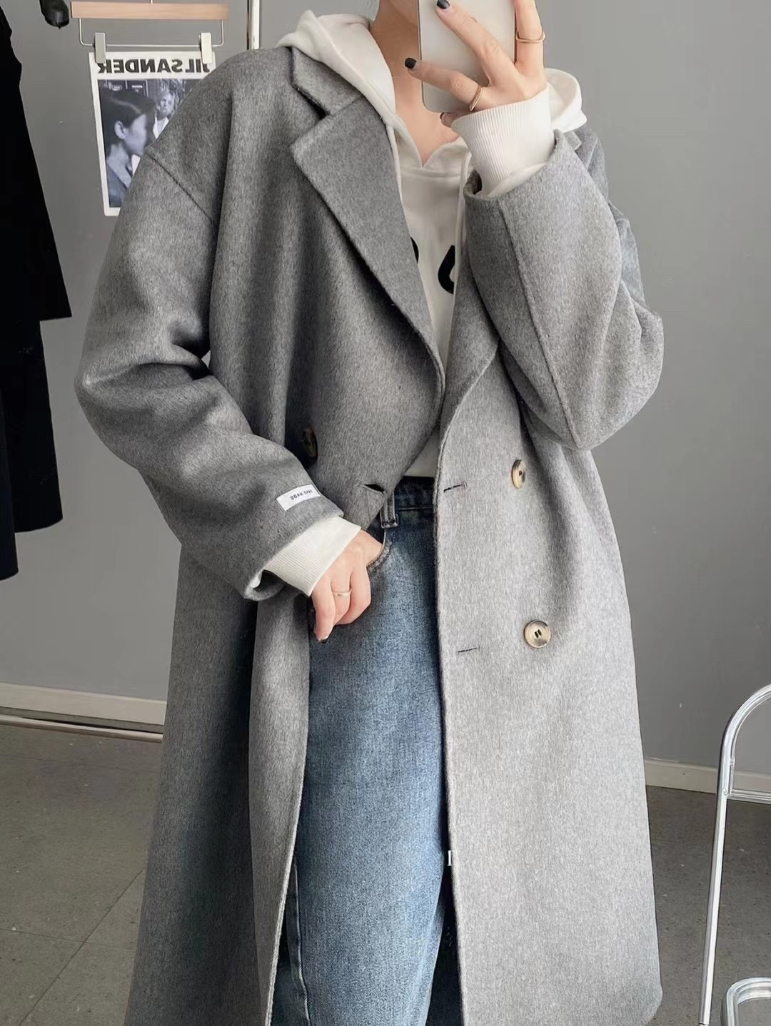 Addolorata - Wool Coat by Ares Milano