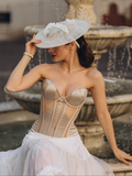Beige Muse Corset - Elegant, Figure-Flattering Shapewear