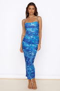 Heart Eyes Maxi Dress Blue