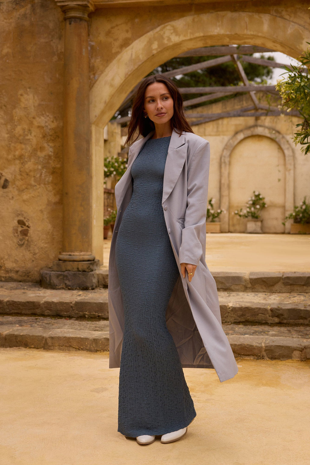 SNDYS The Noella Blazer Light Grey