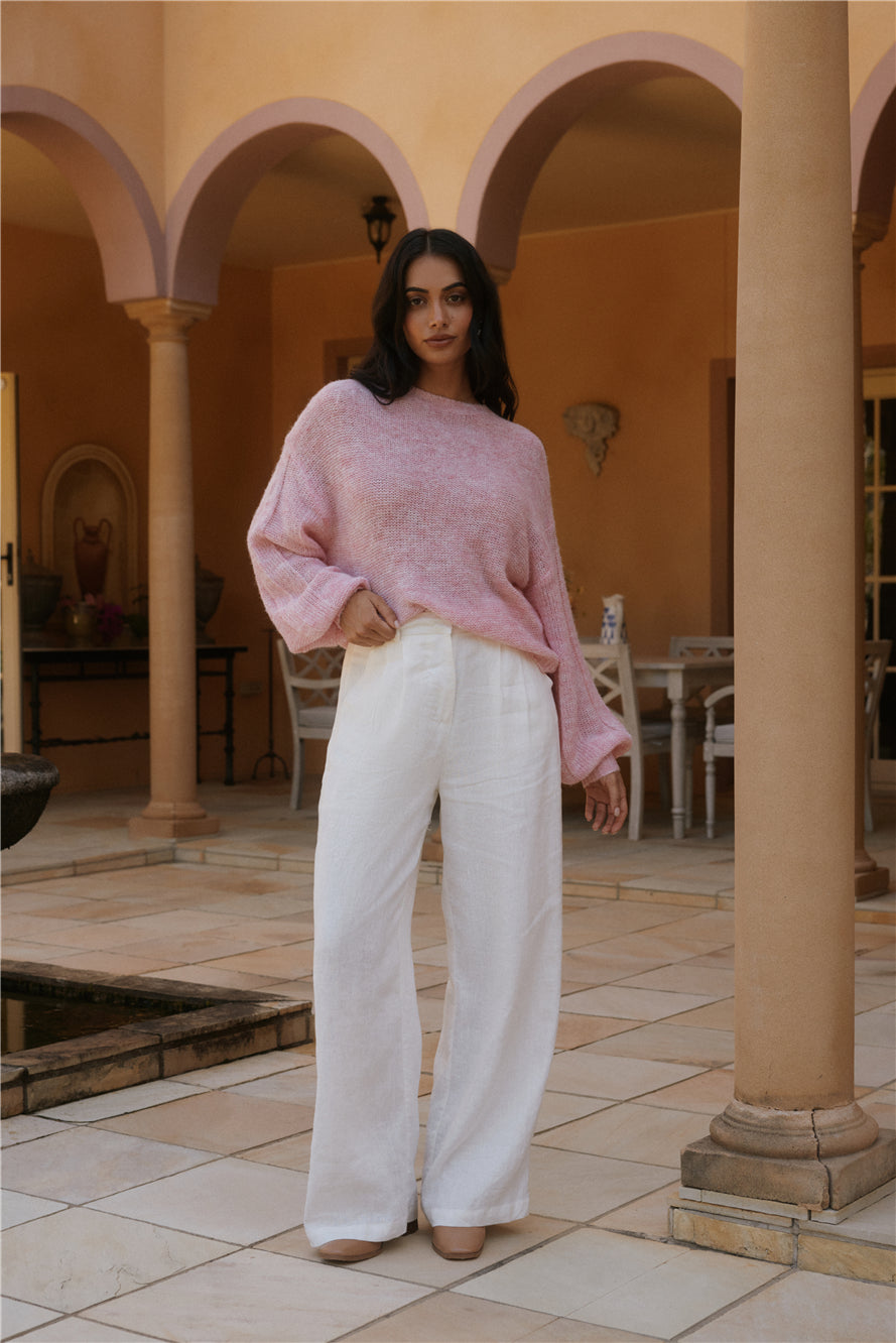 Mikale Knit Jumper Pink