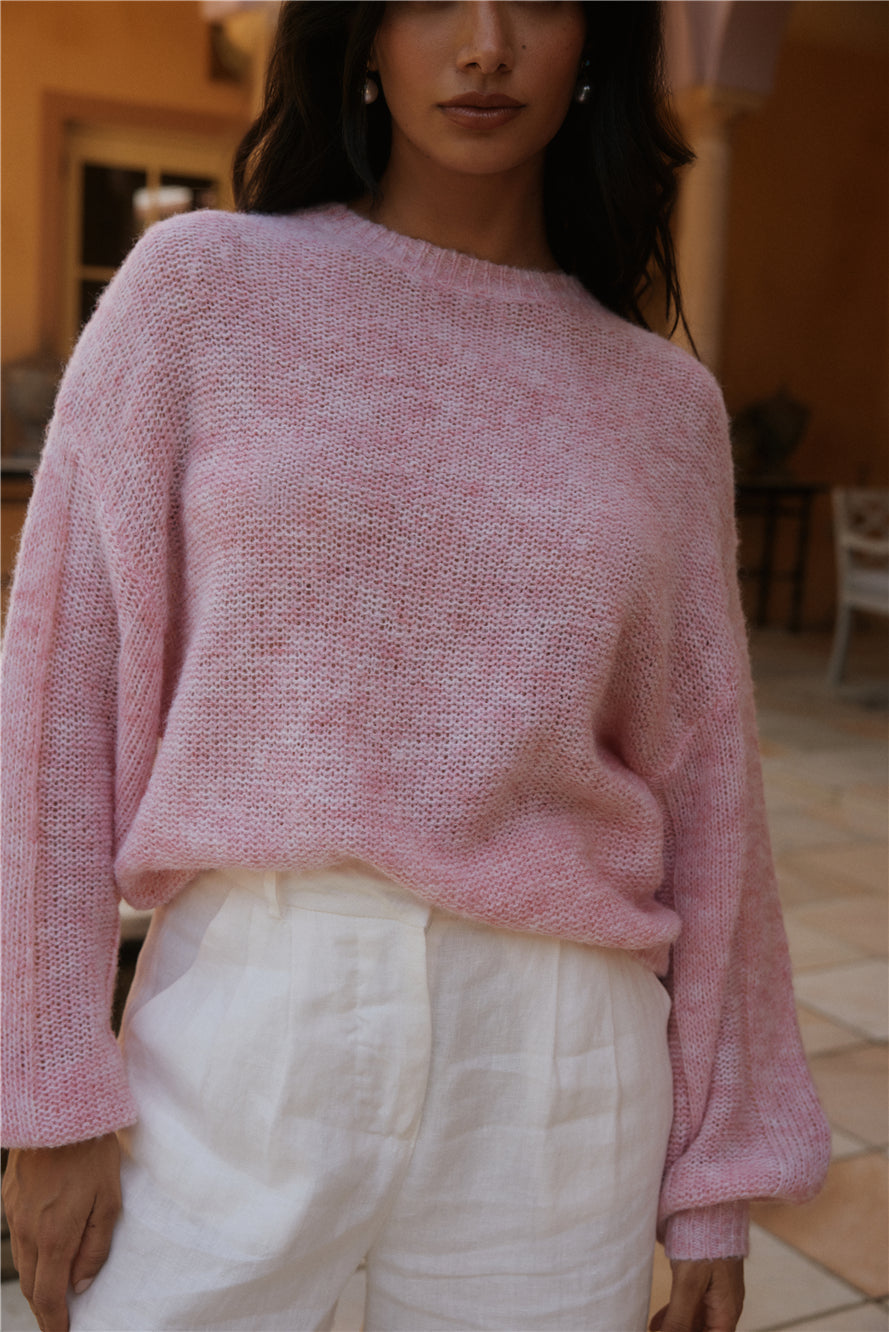 Mikale Knit Jumper Pink