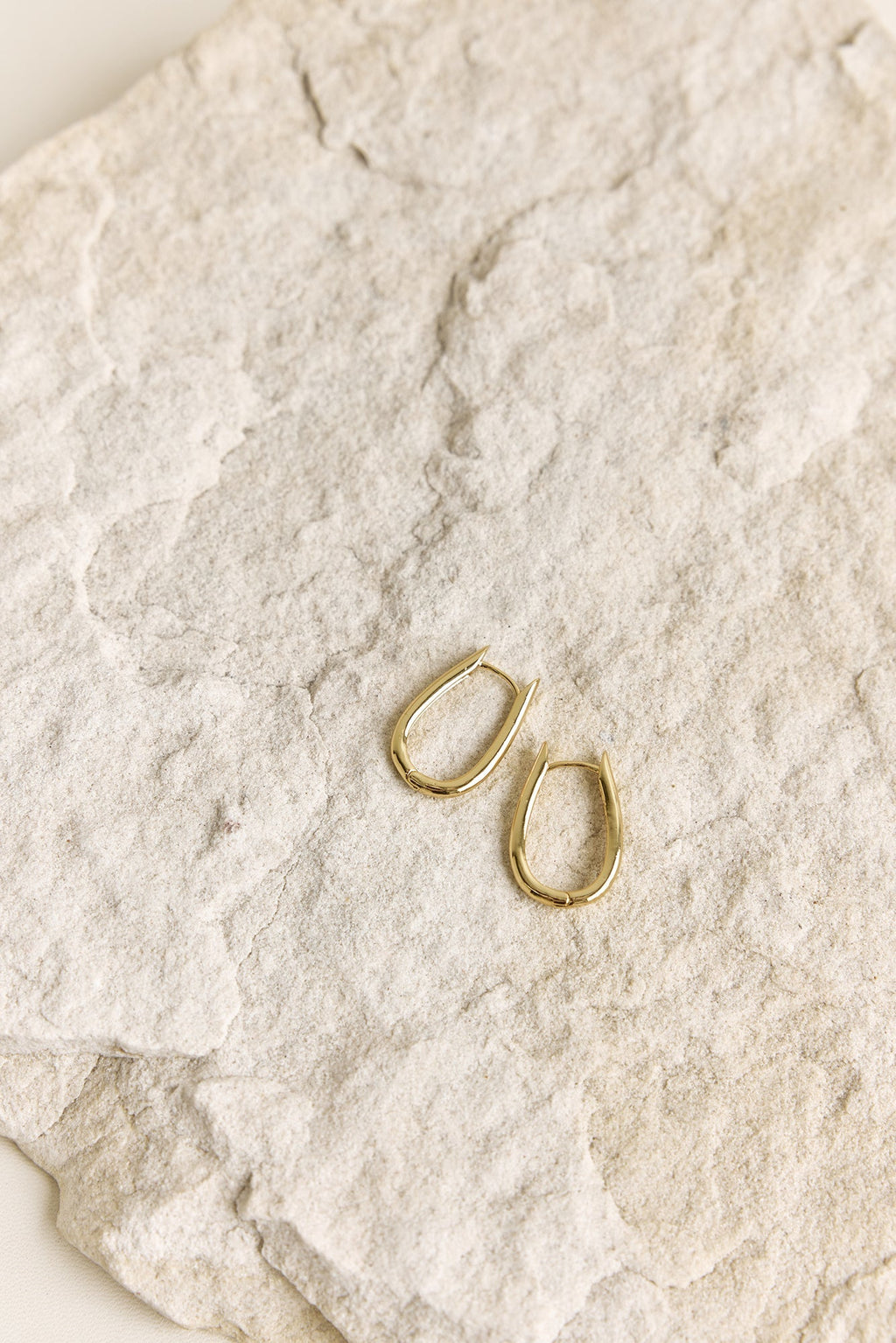 Halo Hoops Earrings Gold
