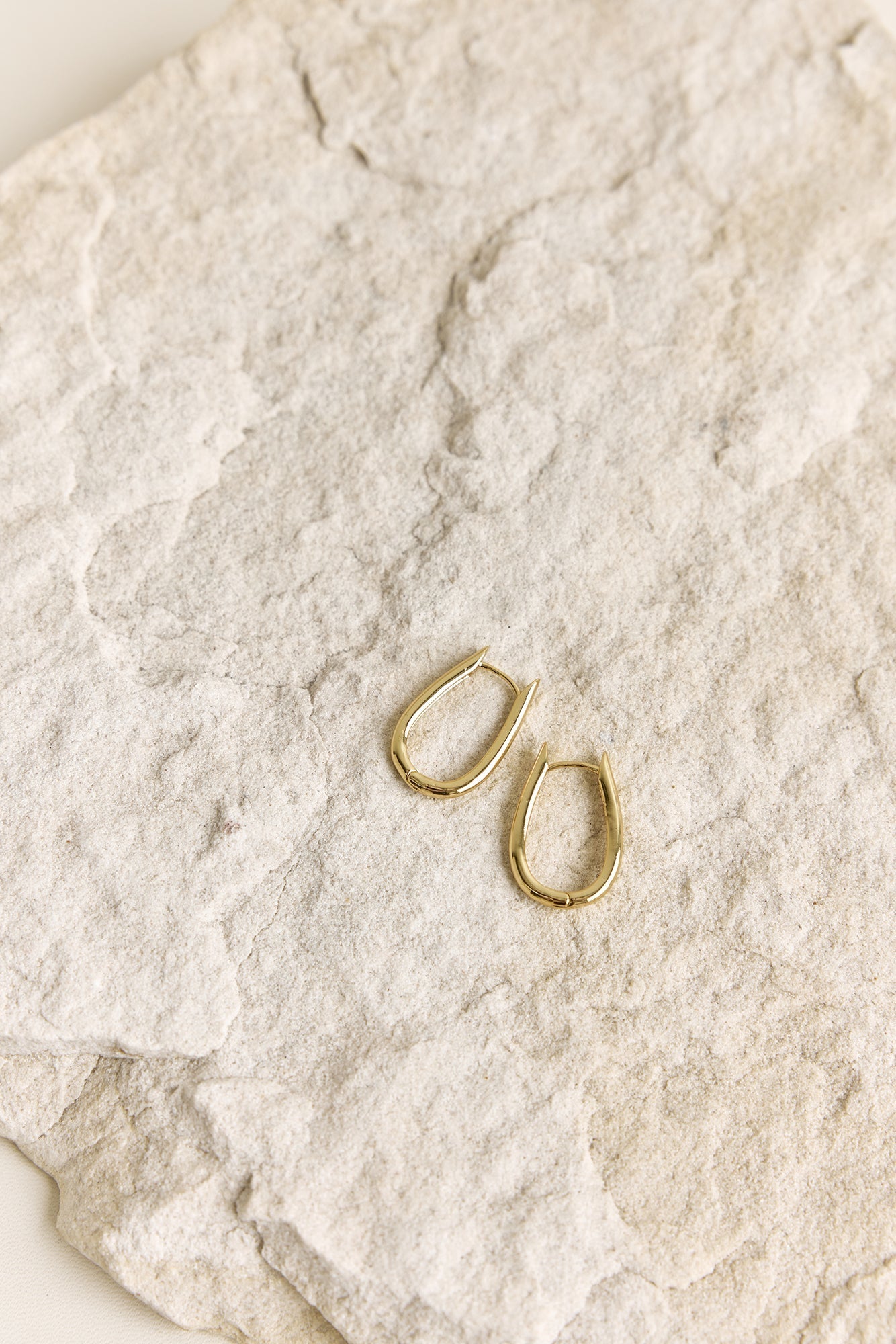 Halo Hoops Earrings Gold