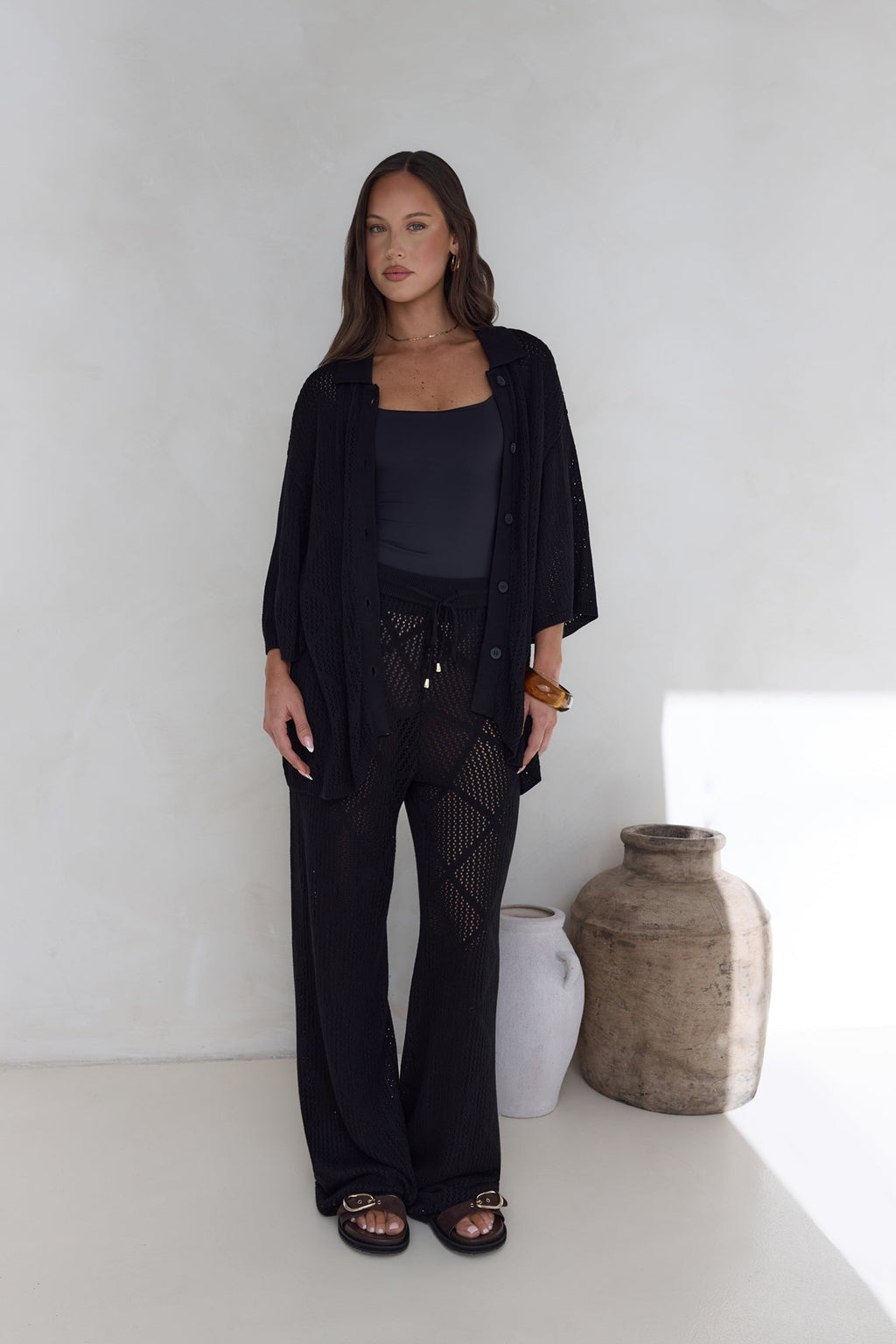 Coral Sands Top Black