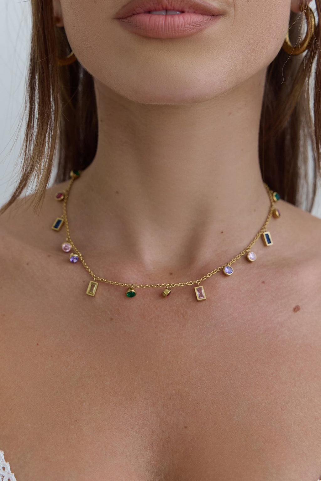 Kaleidoscopic Necklace Gold