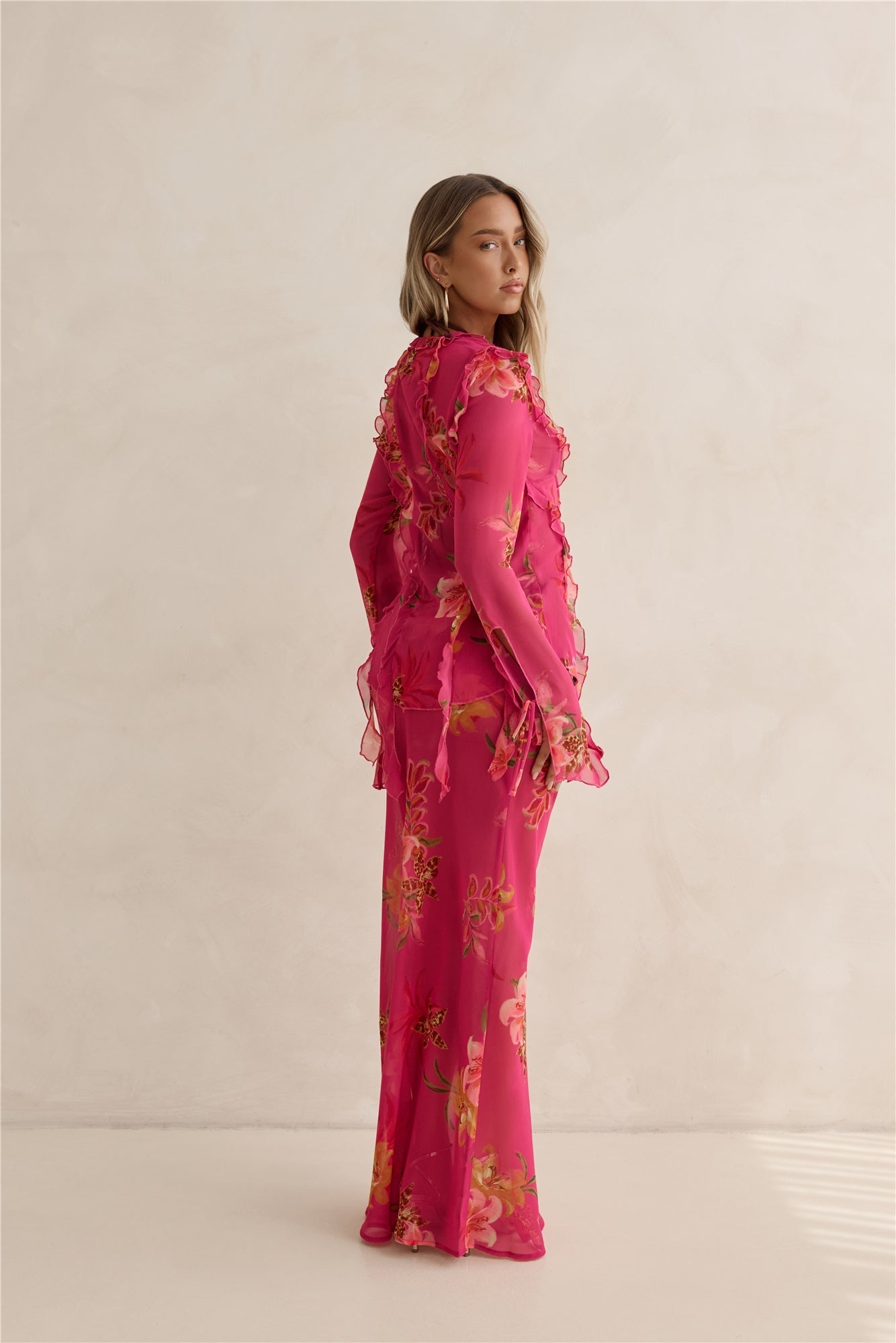 Soft Island Dreams Maxi Skirt Pink