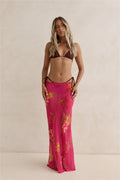 Soft Island Dreams Maxi Skirt Pink