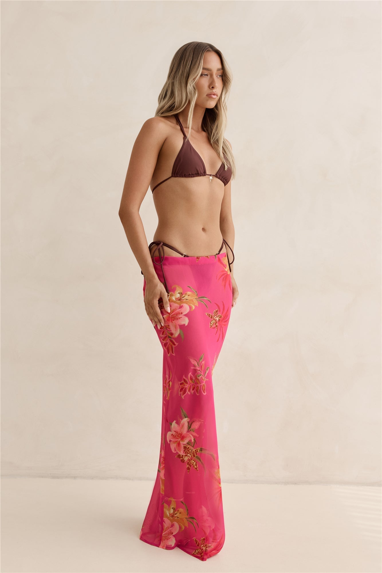 Soft Island Dreams Maxi Skirt Pink