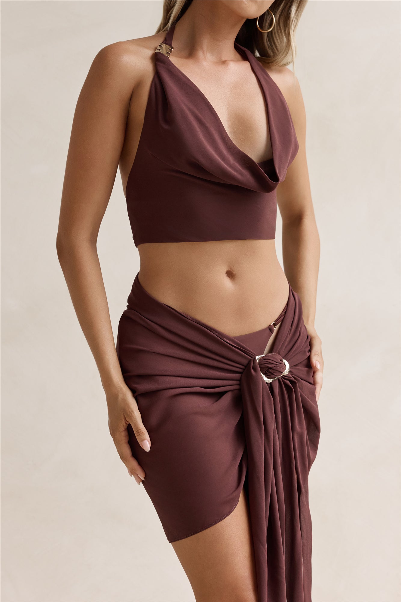 Island Twilight Sarong Chocolate