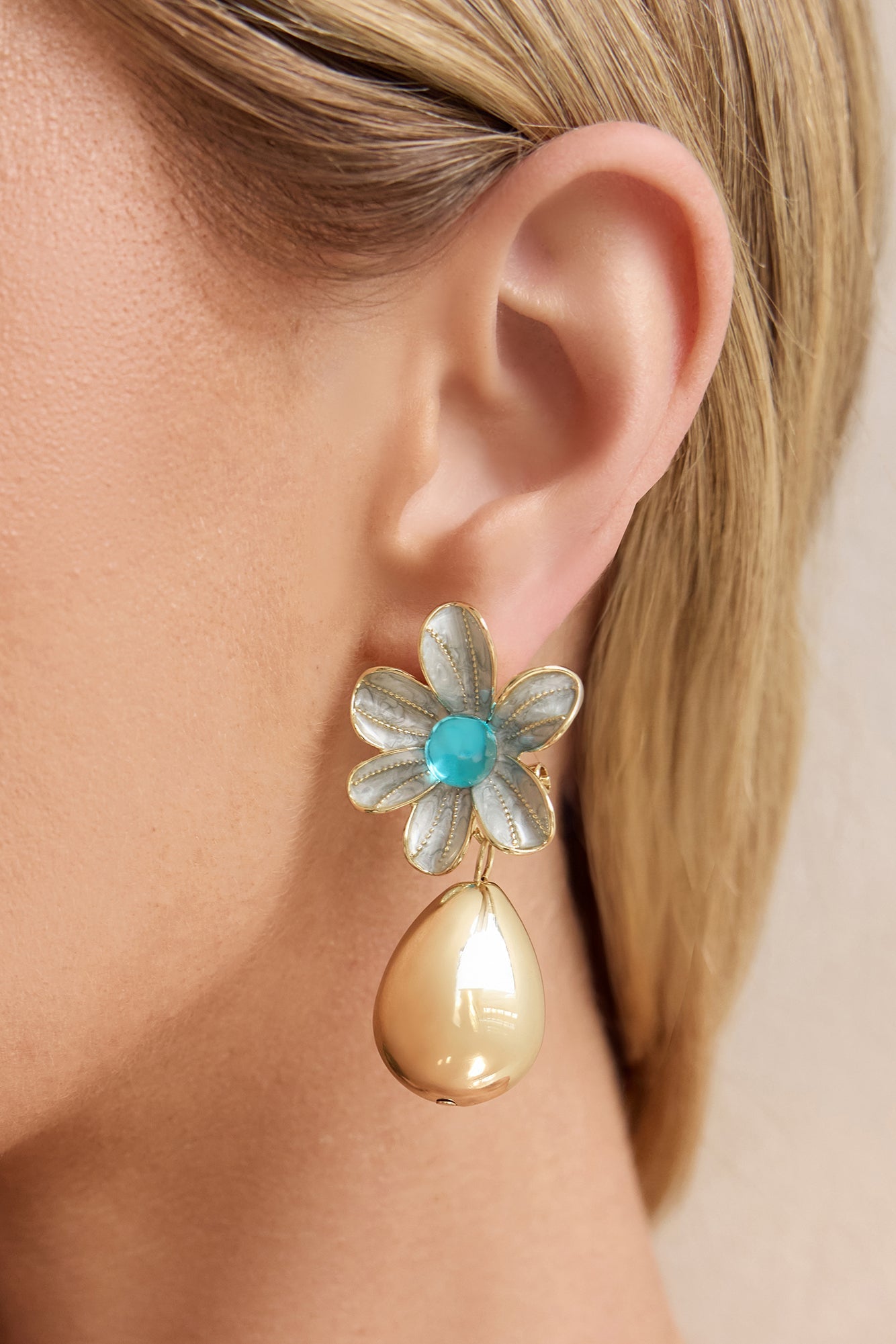 Sand Bar Earrings Gold