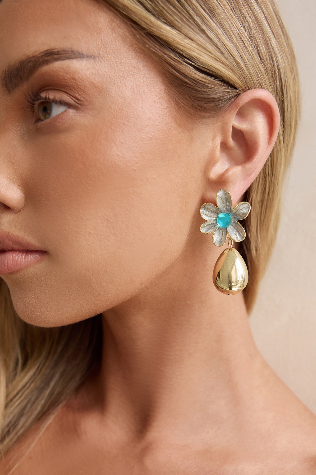 Sand Bar Earrings Gold