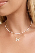 Butterfly Whimsy Necklace Gold