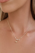 18k Gold Plated Palm Kiss Necklace Gold