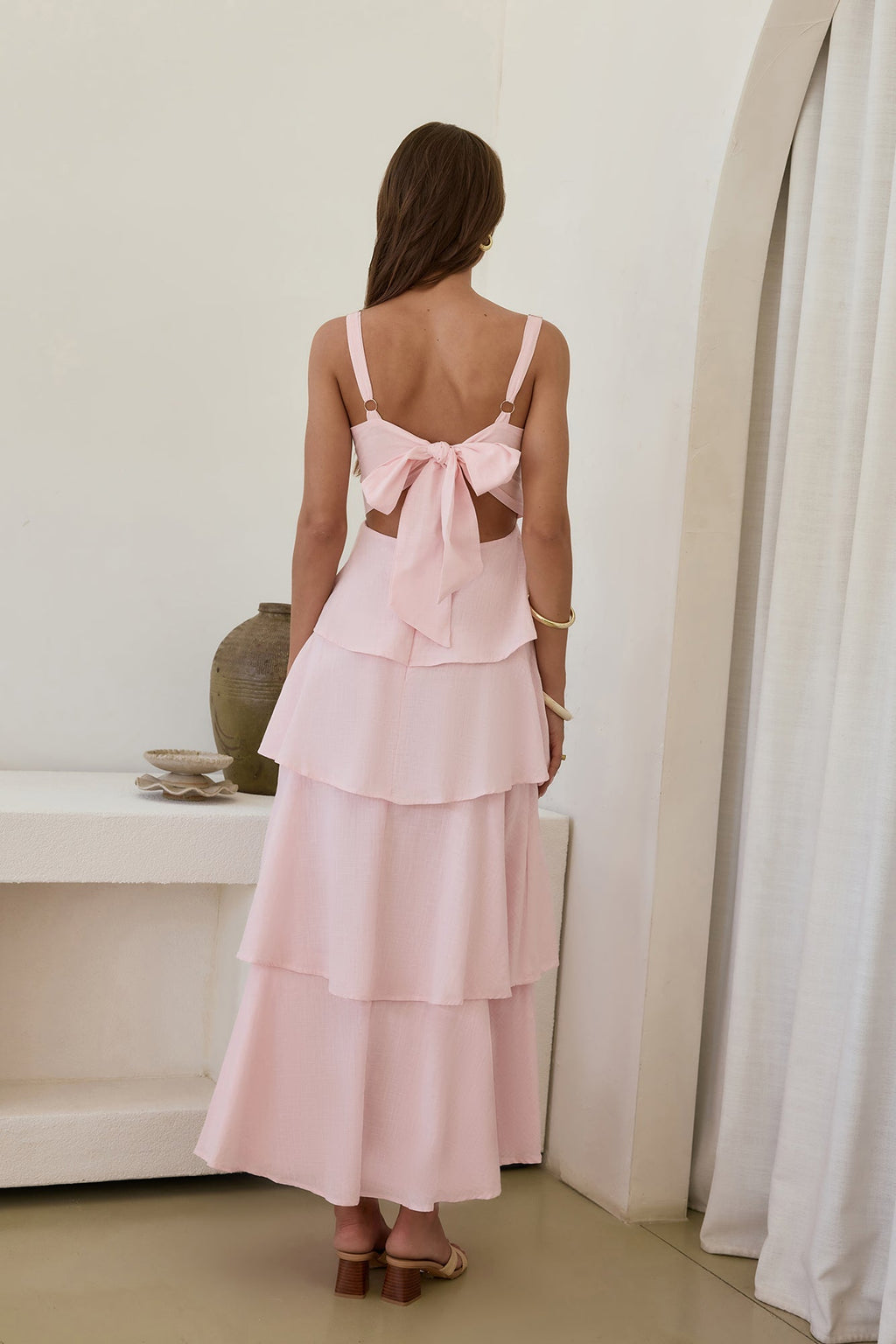 In Your Orbit Maxi Dress Pink