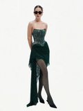 Emerald Luxe Couture Corset
