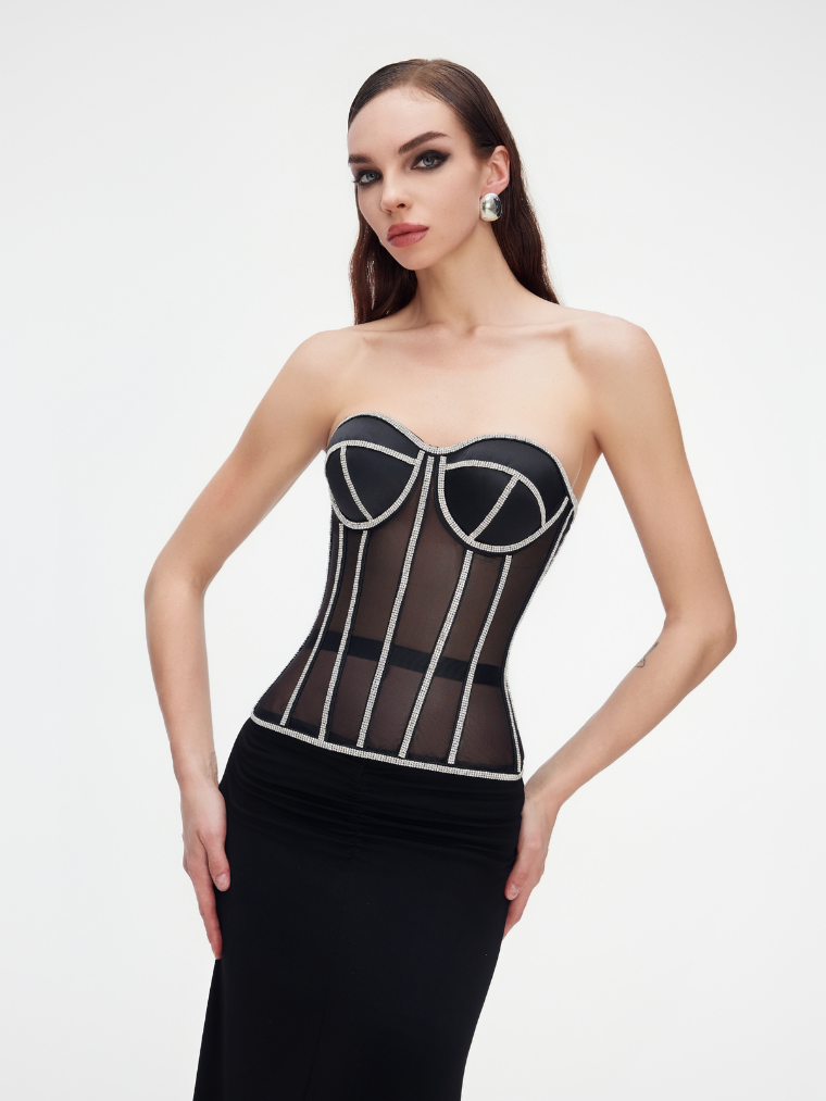 Secret-Form Shaping Bra with Sparkling Rhinestones