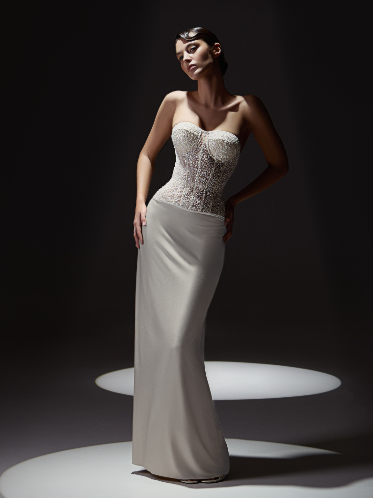 Solène Shinny Corset - Shimmering, Figure-Enhancing Corset