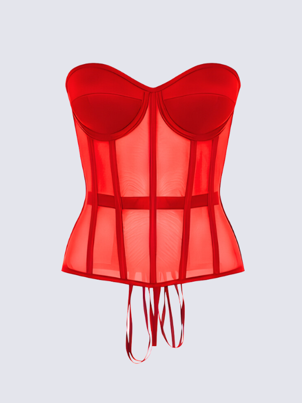 Red Secret Shaping Bra for a Sleek Silhouette