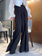 Elegant High-Waisted Wide-Leg Pants