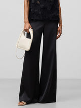Elegant Satin Wide-leg Pants
